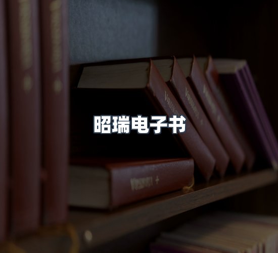 关于昭瑞电子书